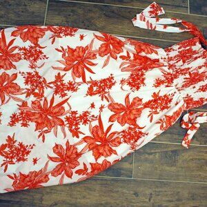 Pink Floral Beach Dress